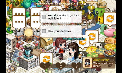 LINE I LOVE COFFEE STREET CHARMING SPECIAL GUEST Princess Wannabe: Wonder what you're doing