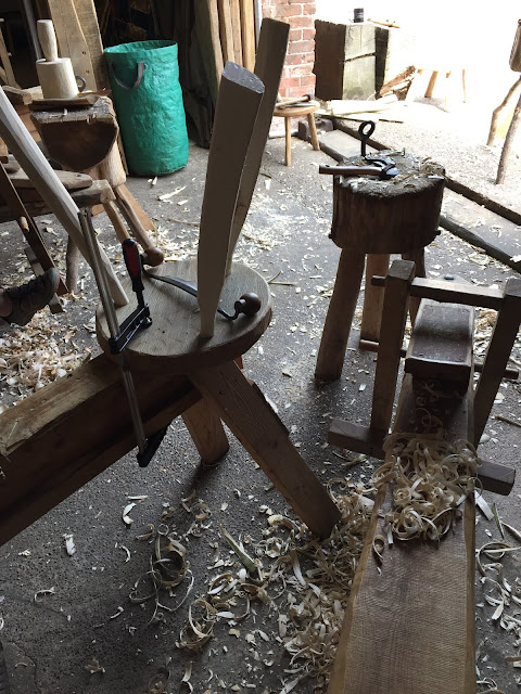 Rustic Stool Workshop with Rustic Carpentry in Leicestershire ©bighomebird