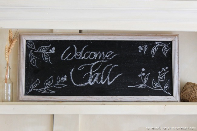 Chalkboard Sign - homework (carolynshomework (5)
