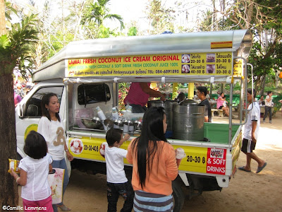 The upgrade the ice cream rather than the usual motorbike