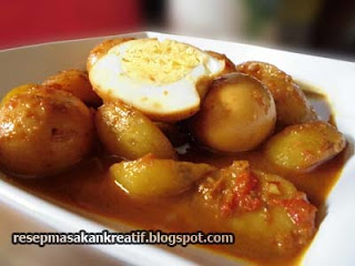 RESEP SEMUR TELUR KENTANG