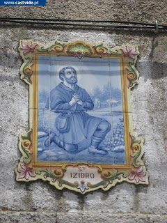 Azulejos e Placas de Pedra de Castelo de Vide, Portugal (Tiles)