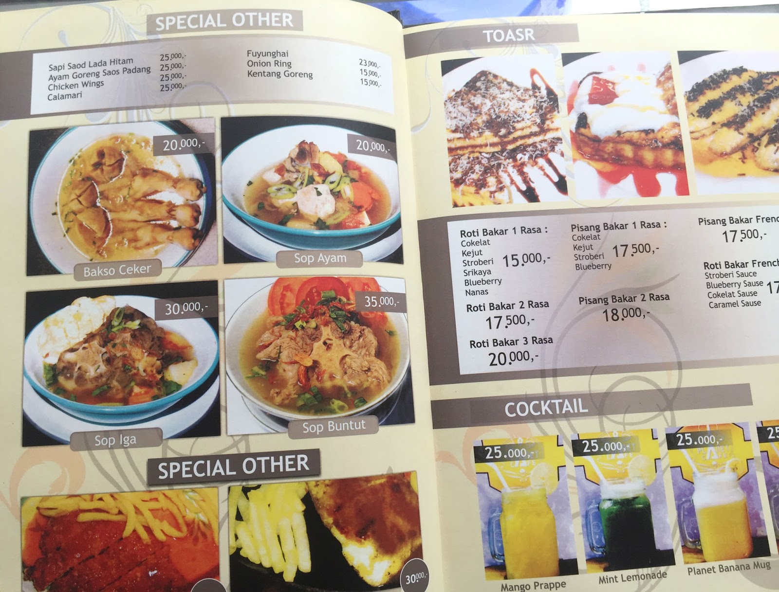 Jasa Pembuatan Buku menu  Restoran  Murah dan Mewah  