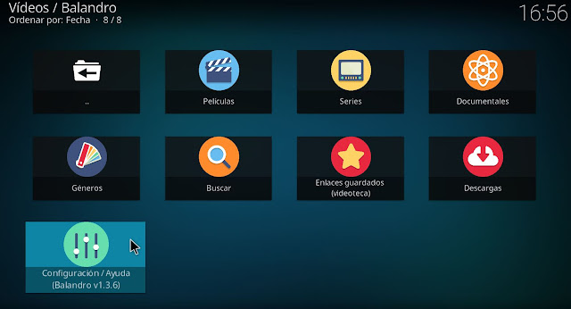 Descarga Balandro addon Kodi