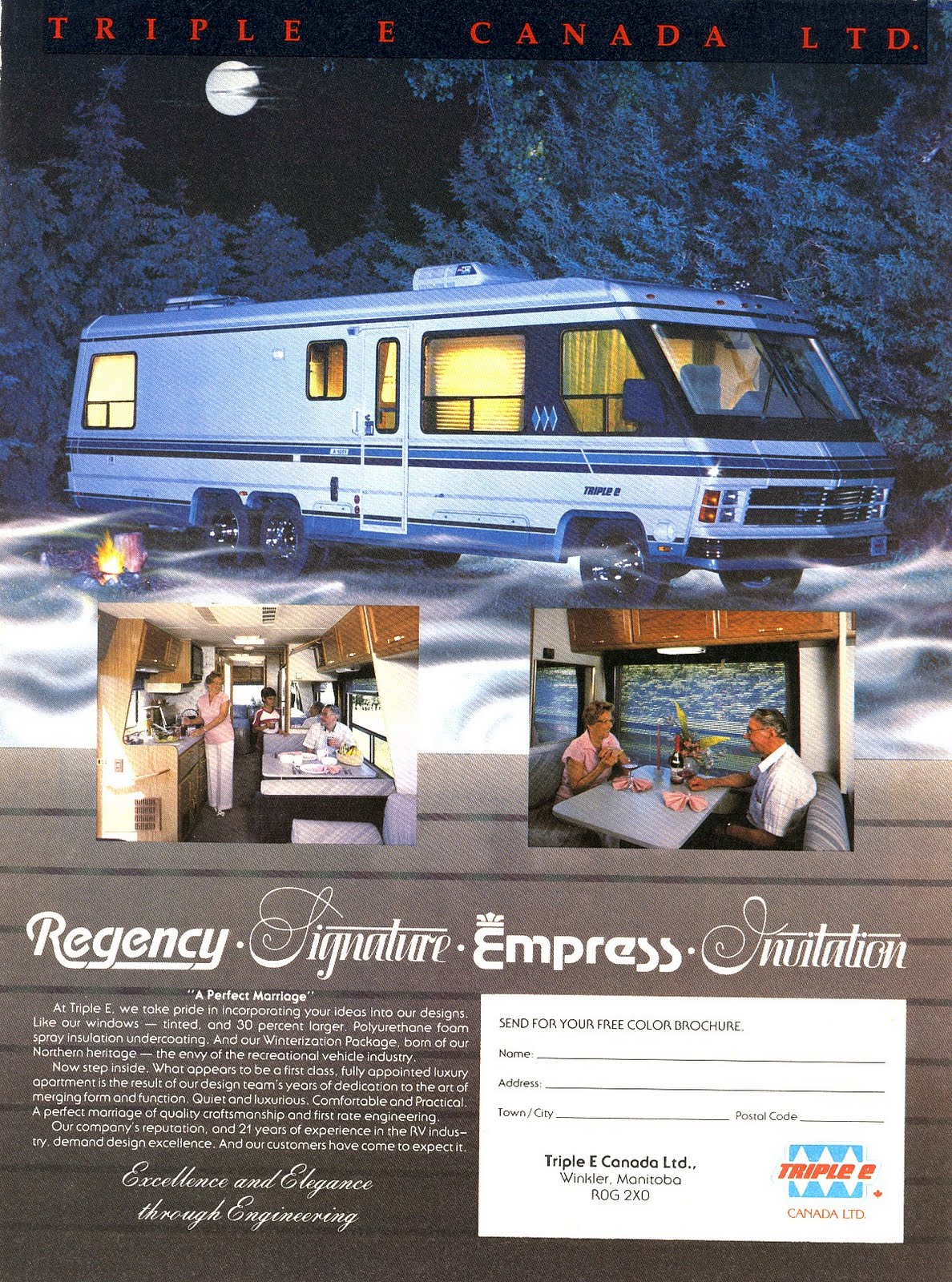 1986 - TRIP:E RV - HOME ON WHEELS - Magazine Ad | Old ...