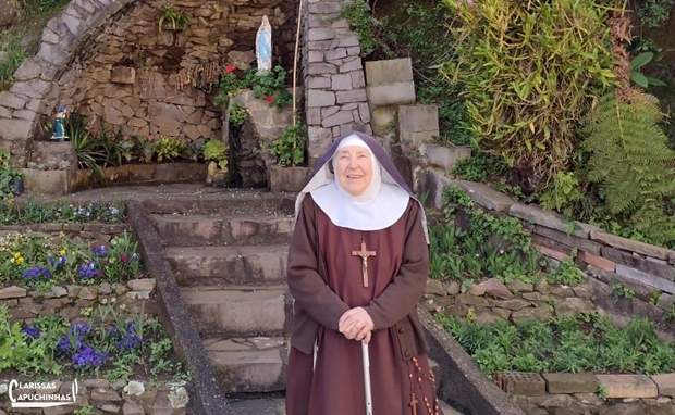 Clarissa Capuchinha, fundadora do Mosteiro Nossa Senhora do Brasil -RS