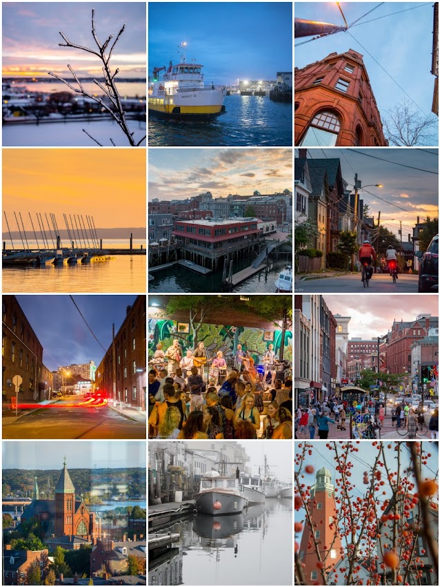 Corey Templeton photography of Portland, Maine USA 2016 in review by month.