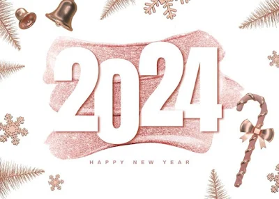 خلفيات تهنئة راس السنة الجديدة 2024