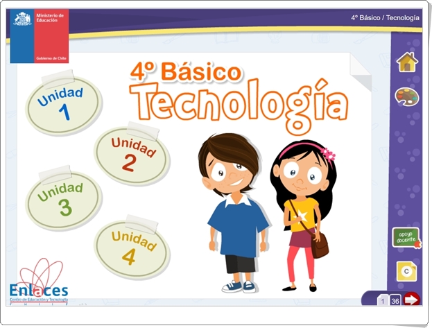 "Libro digital de Tecnología de 4º de Primaria" (Ciencias Naturales de Primaria)