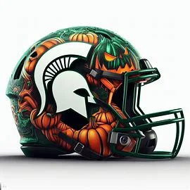 Michigan State Spartans Halloween Concept Helmets