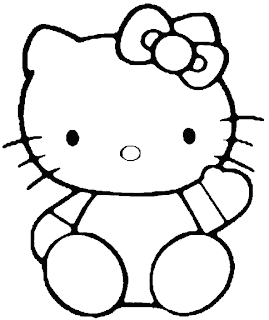 hello kitty coloring pages, free coloring pages