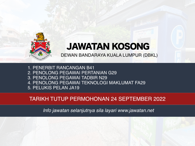 Jawatan Kosong DBKL September 2022