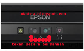 cara scan printer epson L210, L220