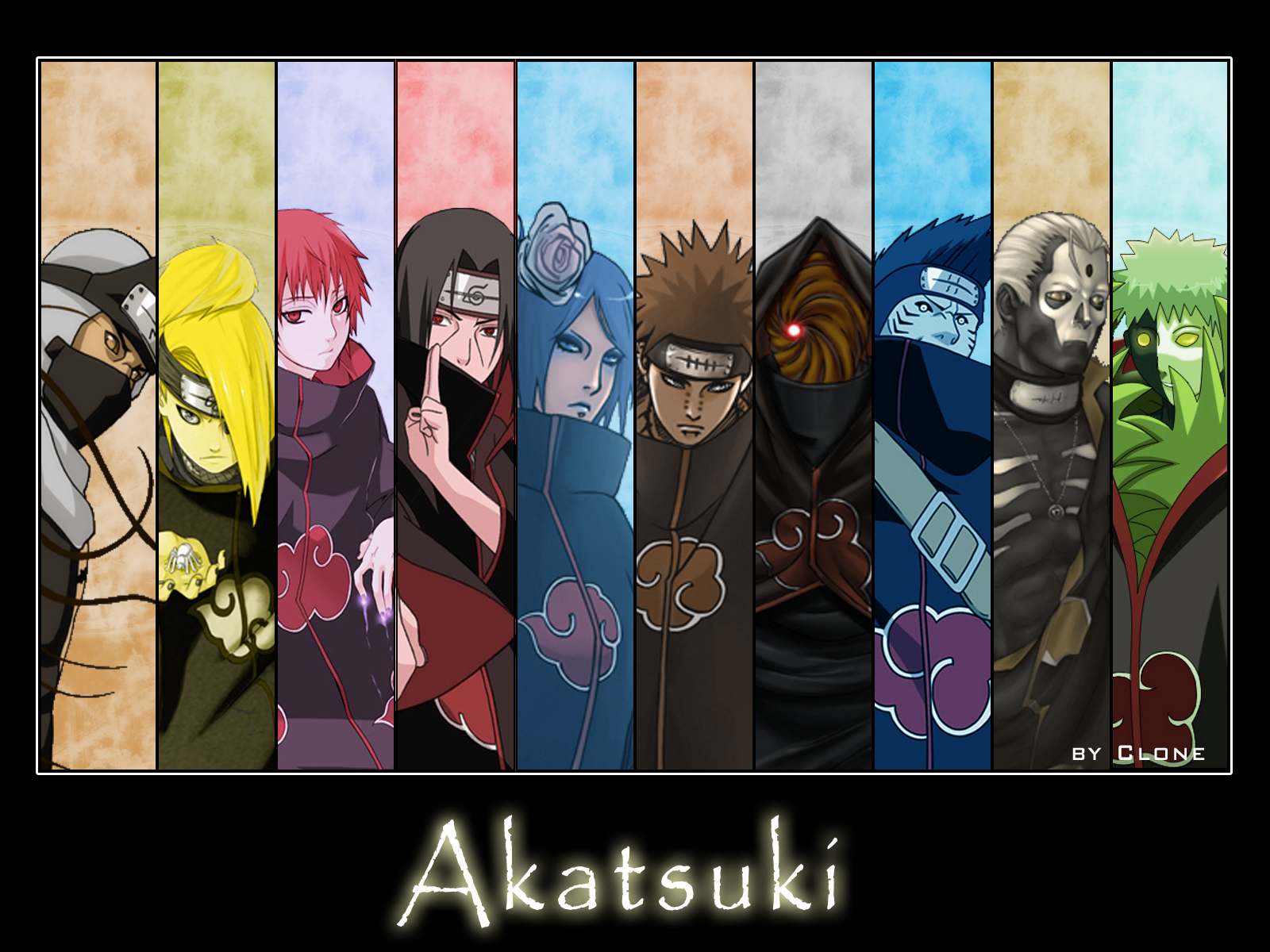 akatsuki wallpaper by darkclone89
