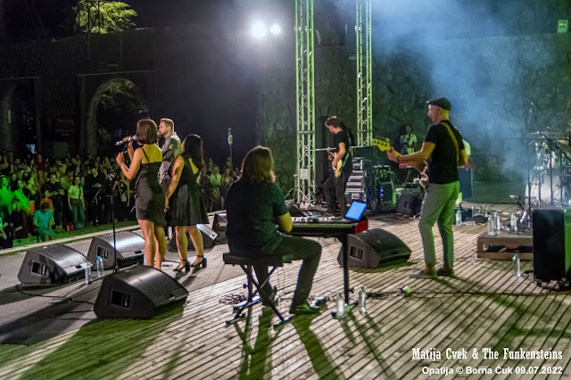 Koncert Matija Cvek & The Funkensteins na ljetnoj pozornici u Opatiji 09.07.2022 Foto: Borna Ćuk