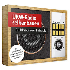 UKW-Radio selber bauen | Build your own FM radio | Das Komplettpaket mit Bausatz, Gehäuse und Handbuch in Deutsch & Englisch