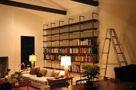 building a pipe bookshelf