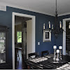 Dining Room Crown Molding / Crown Molding Ideas For Your Home / In this case, a crown molding coming with an angle of 45 0 and also a hollow space can help you with the job.