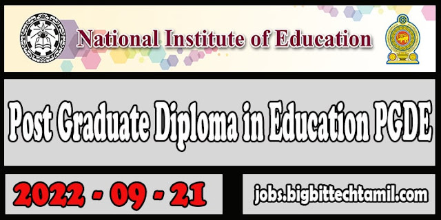 Post Graduate Diploma in Education PGDE  - (2022/2023)