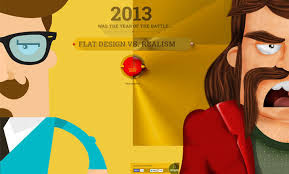 Flat Desain VS Realism Desain