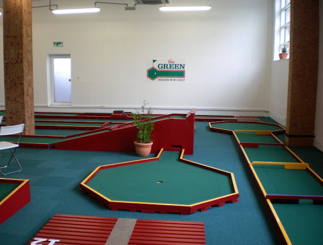 The Green indoor mini golf course in Hither Green, London