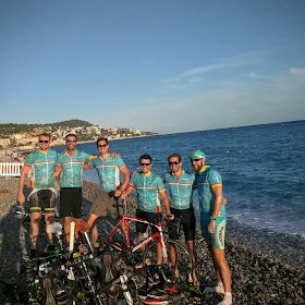 beaches in Nice full carbon road bike rental shop cycling France