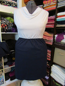 Ponte knit straight skirt www.sewplus.blogspot.com