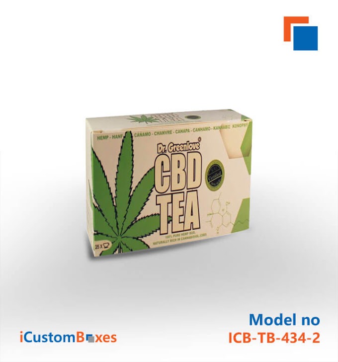 CBD Tea boxes Packaging Wholesale