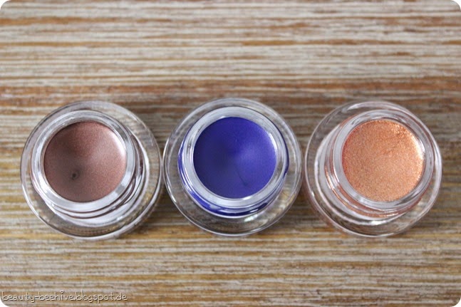 MAC Fluidline Eyeliner Schminksammlung Übersicht swatch Swatches Blacktrack Waveline Macroviolet Blue Peep Siahi Silverstroke Our Secret Lowlights Looking Good Ivy Copperthorn1