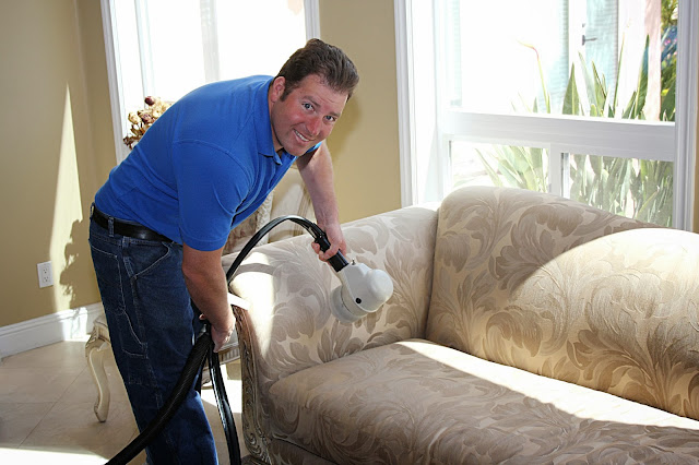 clean the upholstery