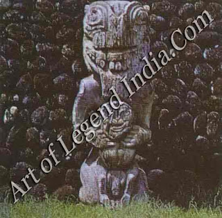 Tahitian religion centred on the worship of gods and ancestral spirits and could involve human sacrifice. Sorcerers used wooden images, known as ti'i, when mobilizing the spirits to harm their enemies. 