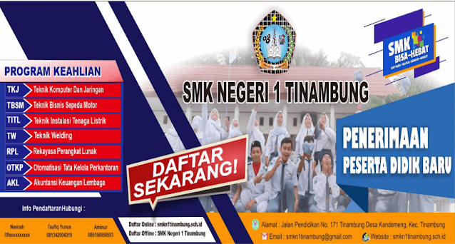 PPDB ONLINE SMKN 1 TINAMBUNG