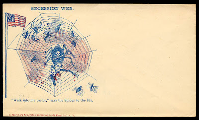 Secession Web - civil war caricature