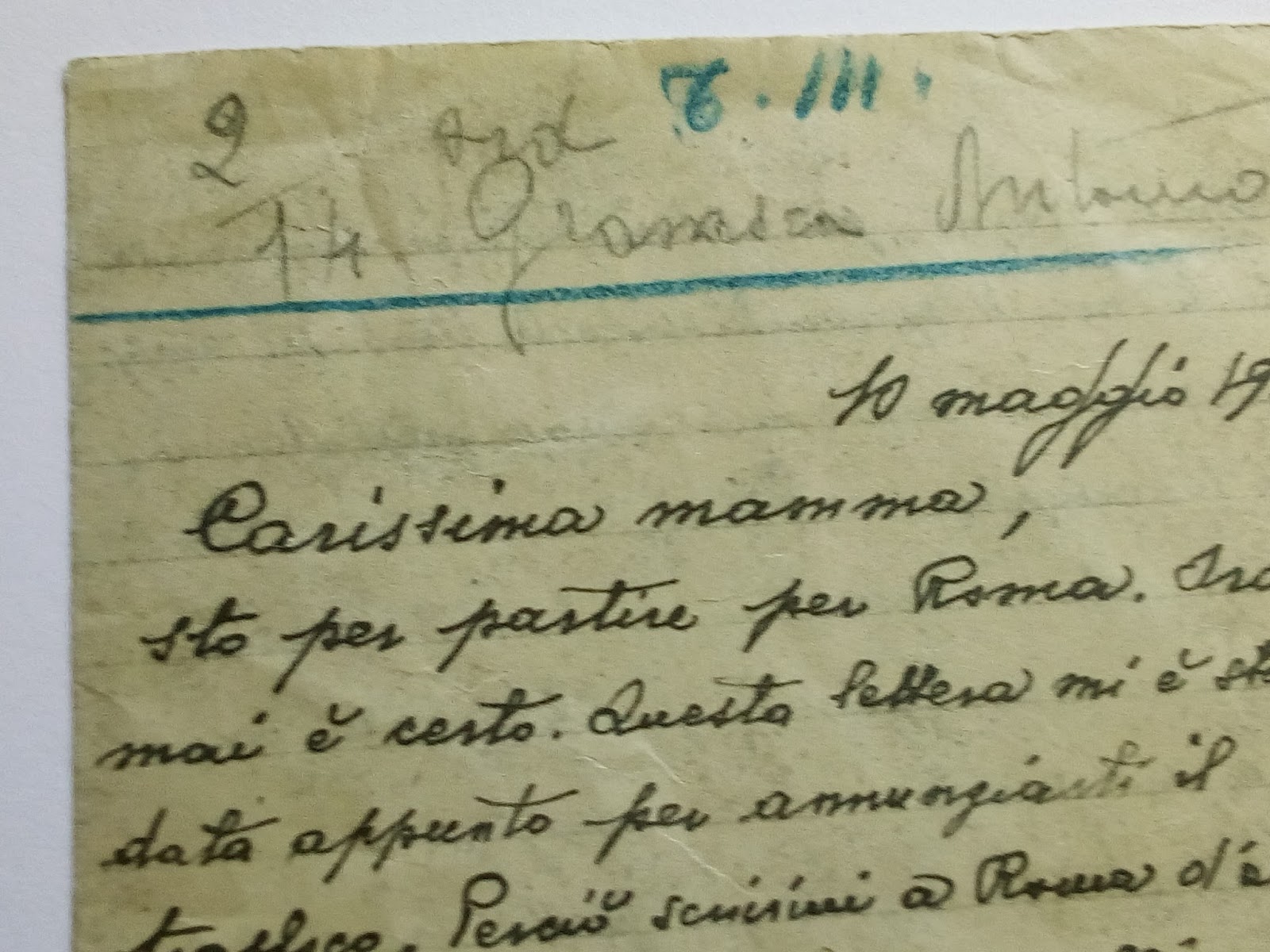 Maymoni: CARA MAMMA, TI SCRIVO… La lettera mai recapitata di ...