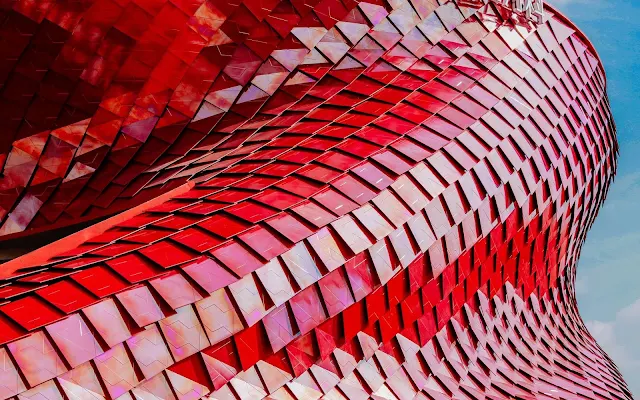 Free Red Architecture HD Abstract wallpaper. Click on the image above to download for HD, Widescreen, Ultra  HD desktop monitors, Android, Apple iPhone mobiles, tablets.