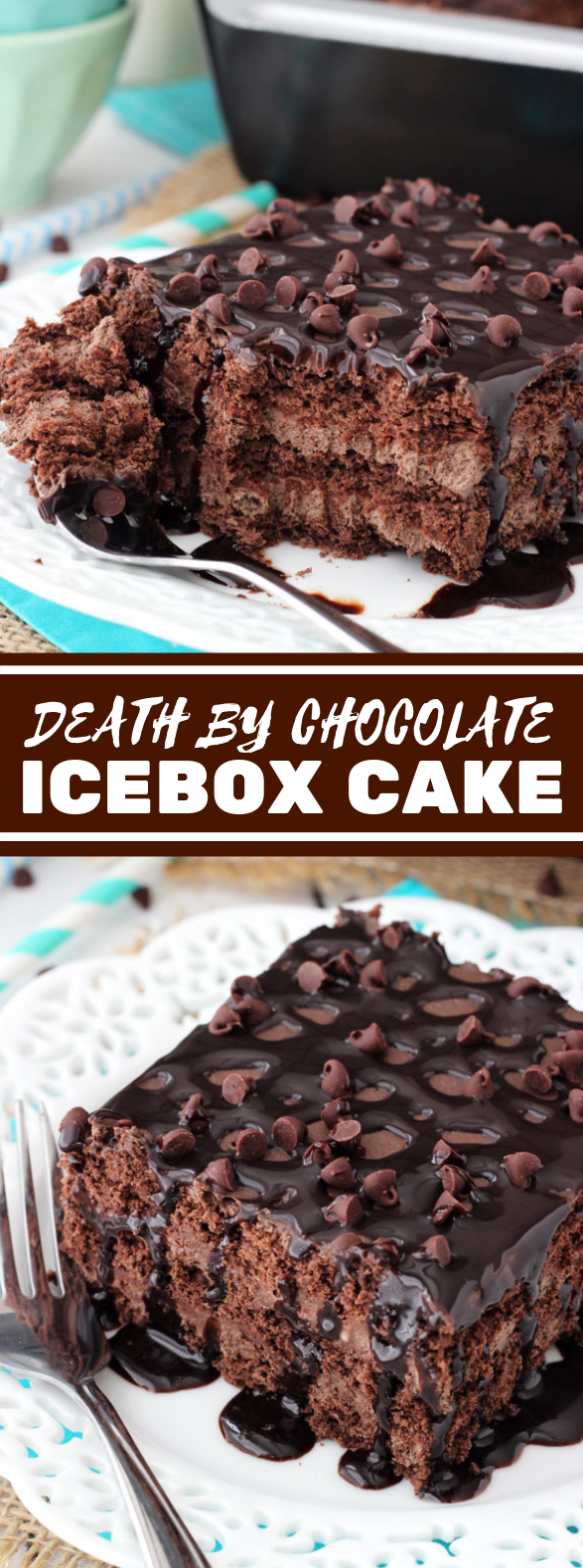 DEATH BY CHOCOLATE ICEBOX CAKE #desserts #sweets