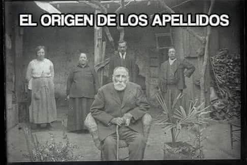 El origen de los apellidos 