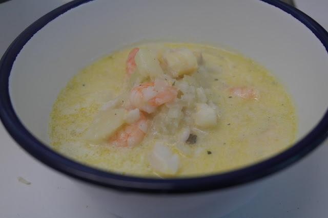 Smoked Haddock and Prawn Chowder by What Laura did Next