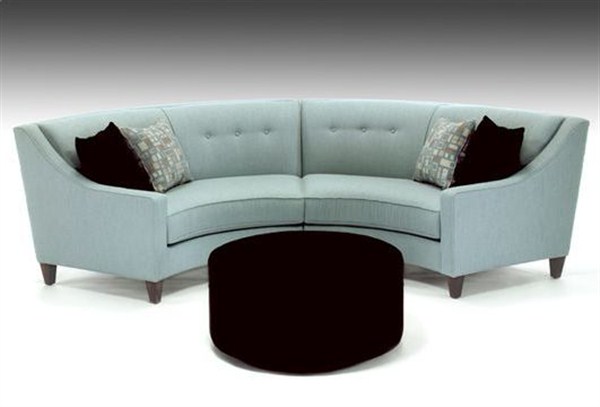 Curved sofas and sectionals for small spaces