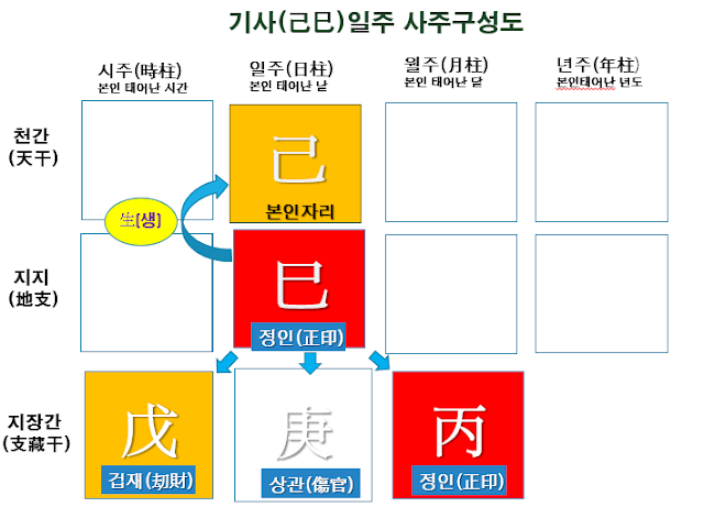 기사일주 사주구성도