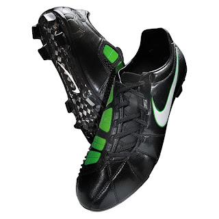 Nike T90 Laser Elite Football Boots - Black/White/Electric Green