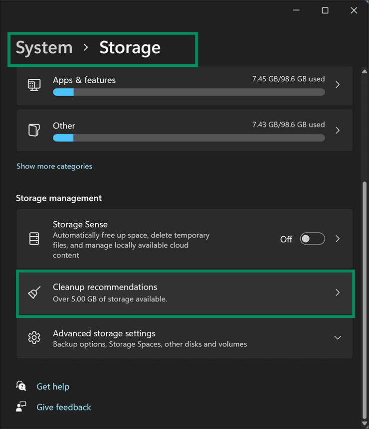 1-Settings-System-Storage-Cleanup-recommendations