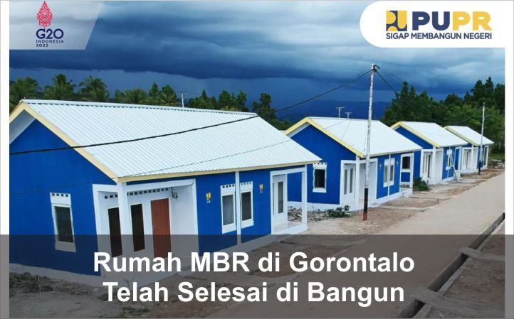 pembangunan rumah MBR sederhana di gorontalo
