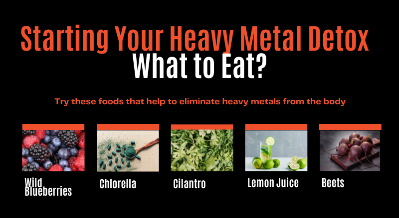 Foods for heavy metal detox