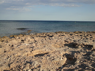 L'Arenalet Sea landscape and rocks