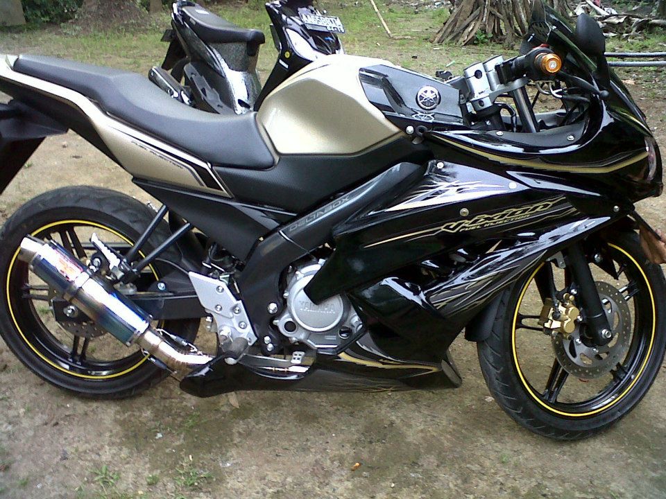 Modif Yamaha Byson Warna Biru