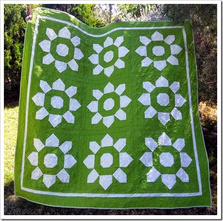 Blossom Quilt - With Fabric and Thread