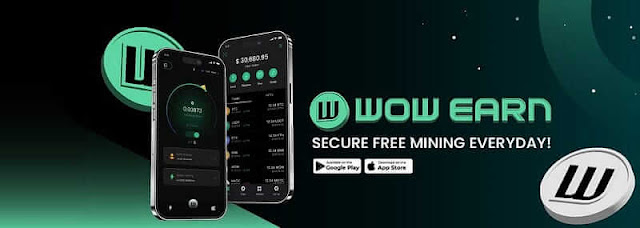 Mining WOW tokens on WOW EARN