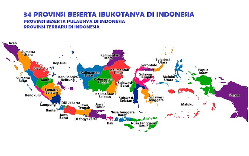 25+ 34 Provinsi Di Indonesia Lengkap