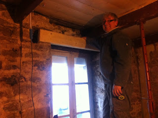 renovation project how to replace a rotten wooden window lintel in a derelict property